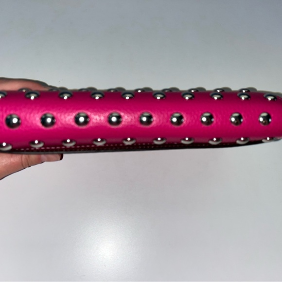 Coach Anna Foldover Clutch Crossbody With Rivets - Picture 3 of 12